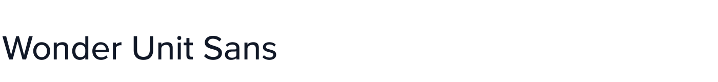 Wonder Unit Sans — WonderUnitSans-Medium.ttf