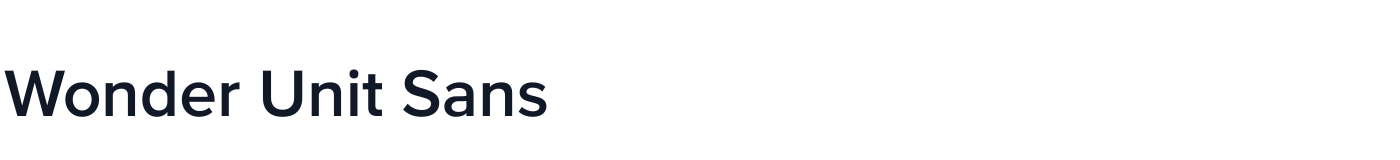 Wonder Unit Sans — WonderUnitSans-Semibold.ttf
