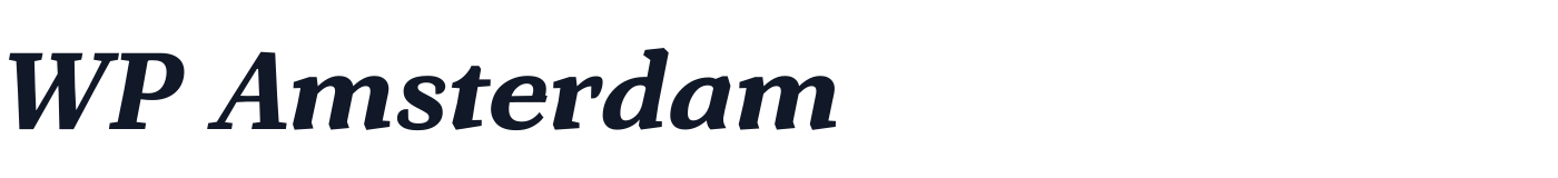 WP Amsterdam — WPAmsterdam-BoldItalic.ttf