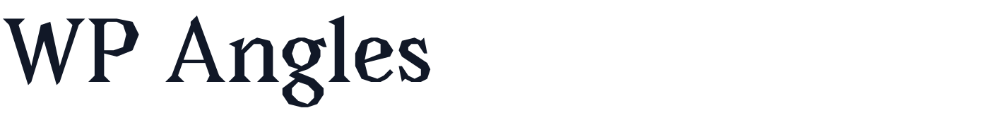 WP Angles — WPAngles-Regular.otf