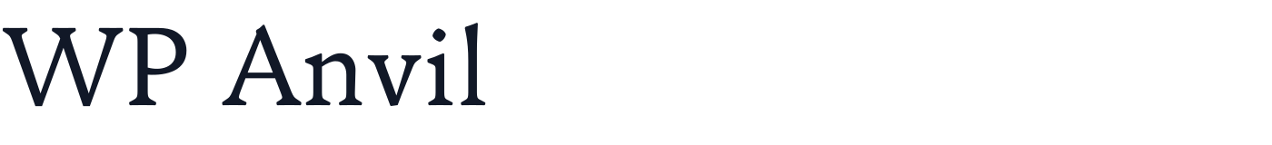 WP Anvil — WPAnvil-Regular.ttf