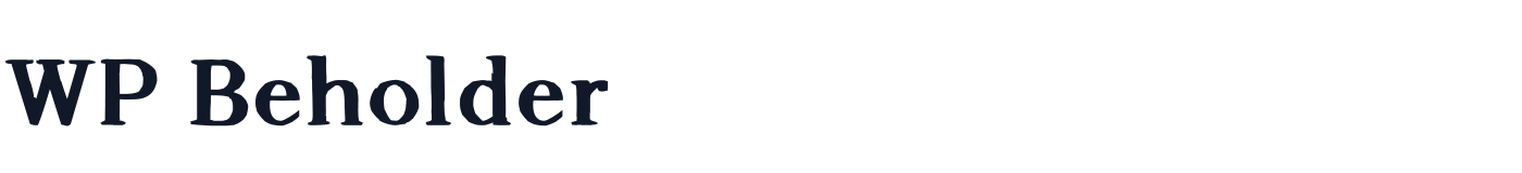 WP Beholder — WPBeholder-Bold.ttf