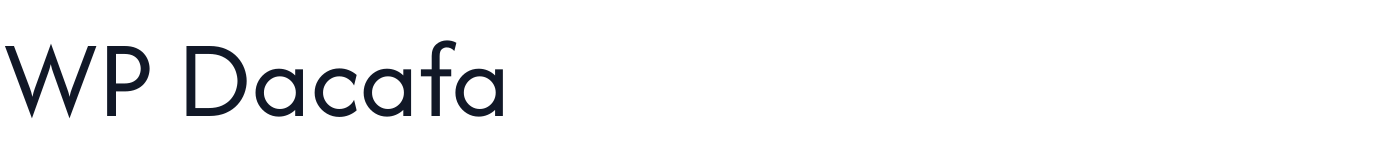 WP Dacafa — WPDacafa-Regular.ttf