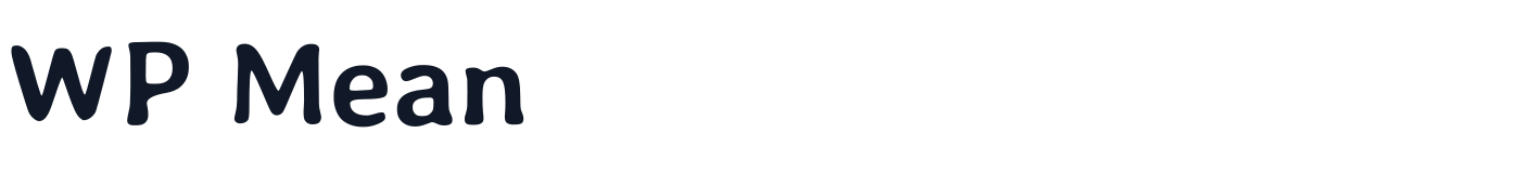 WP Mean — WPMean-Bold.ttf