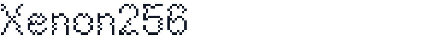 Xenon256 — Xenon256-Corrupted.otf