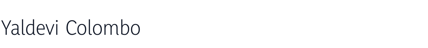 Yaldevi Colombo — YaldeviColombo-Light.ttf