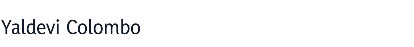 Yaldevi Colombo — YaldeviColombo-Medium.ttf