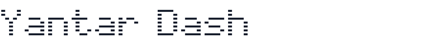 Yantar Dash — YantarDash-Regular.ttf