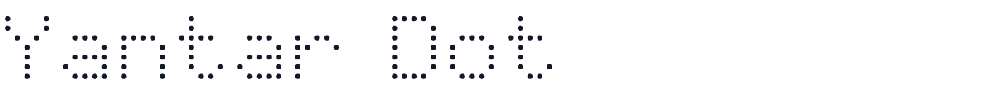 Yantar Dot — YantarDot-Light.ttf