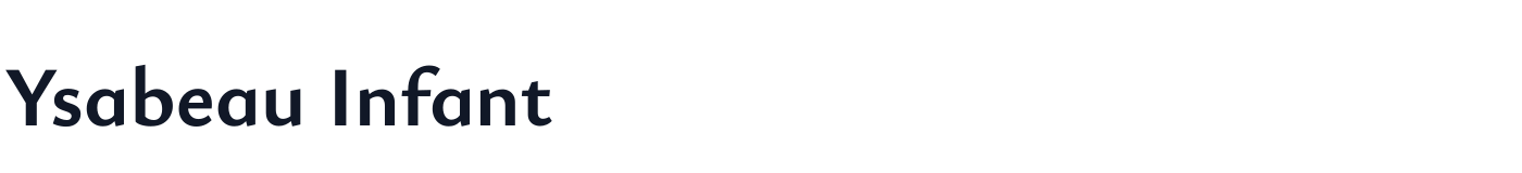 Ysabeau Infant — YsabeauInfant[wght].ttf