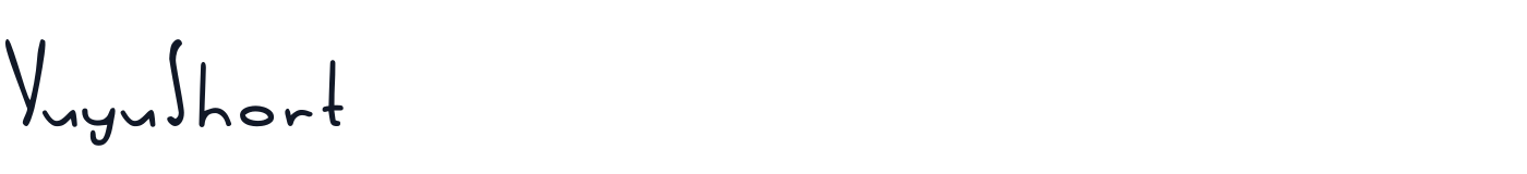 YuyuShort — YuyuShort-Regular.ttf