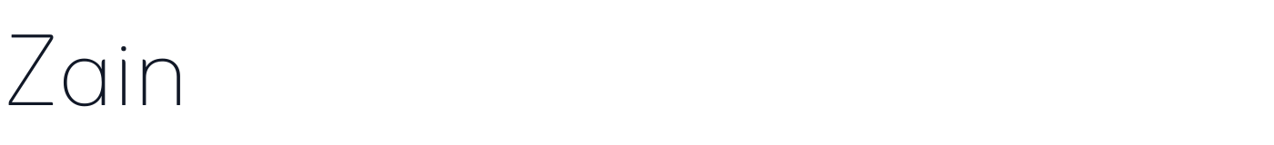 Zain — Zain-ExtraLight.ttf