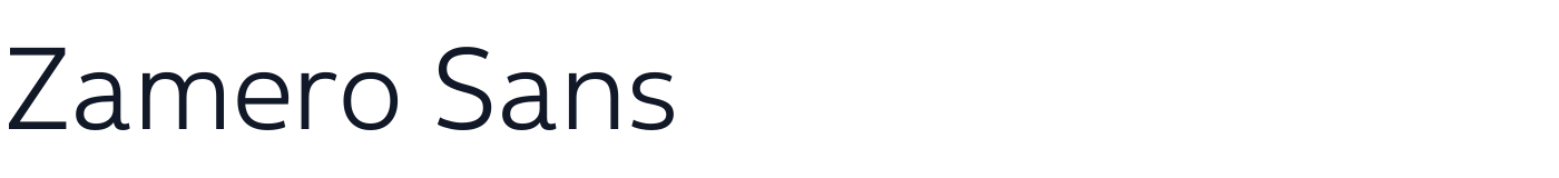 Zamero Sans — ZameroSans-ExtraLight.ttf