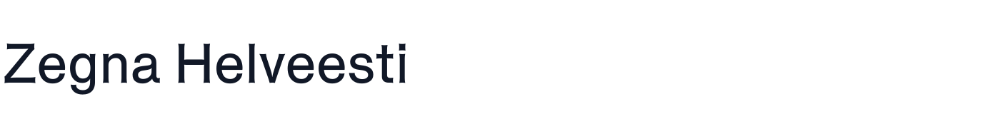 Zegna Helveesti — FontRegular.ttf