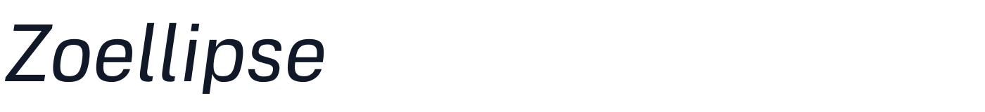Zoellipse — Zoellipse-Italic[wght].ttf