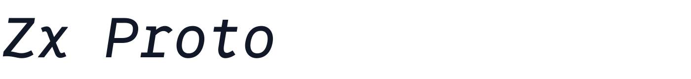 Zx Proto — ZxProto-Italic.otf